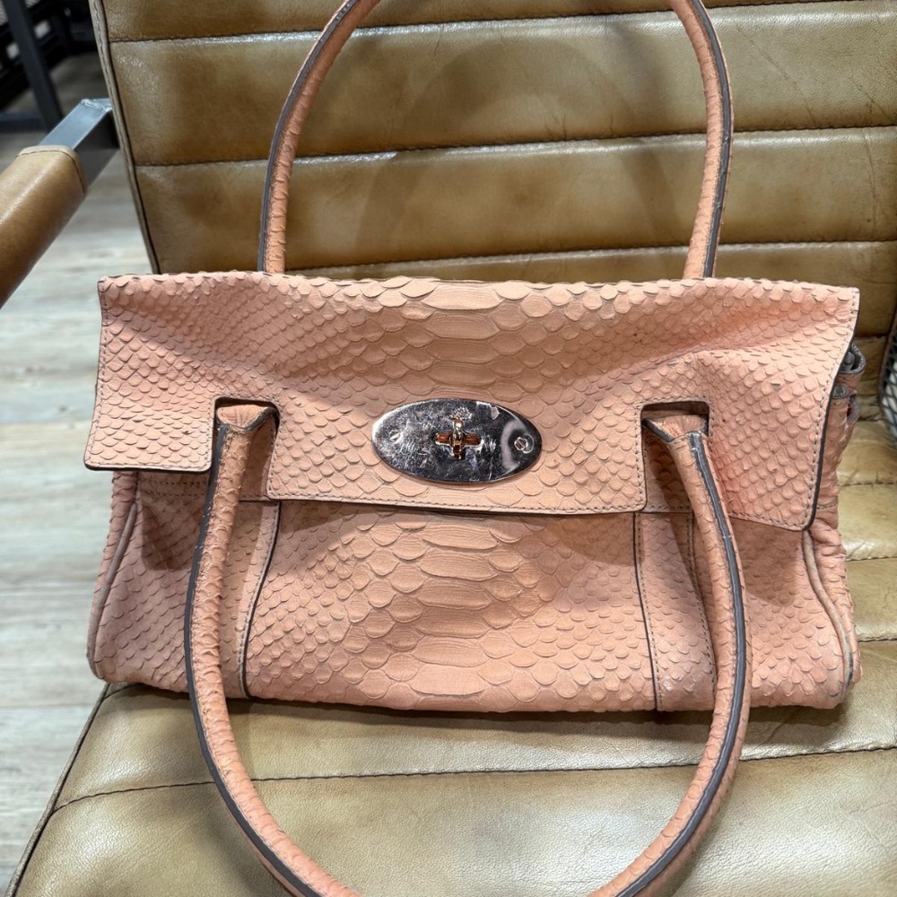 Mulberry Coral python east west Bayswater comes as is